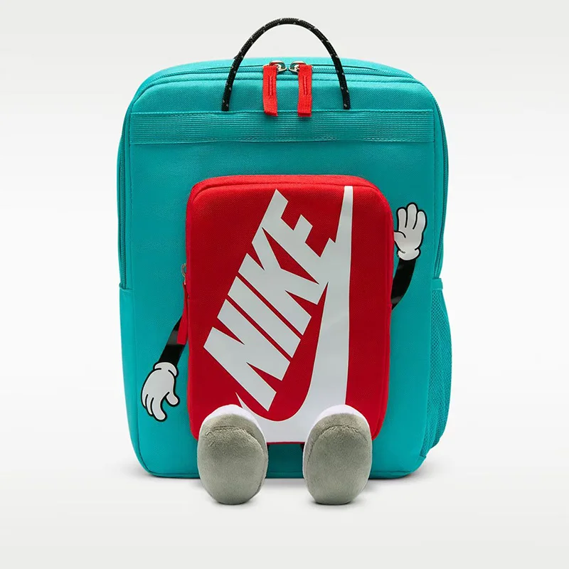 Nike Casual Versatile Backpack Mini Version Portable Adjustable Comfortable Fabric Children's Model Cactus Green Hm9973-345
