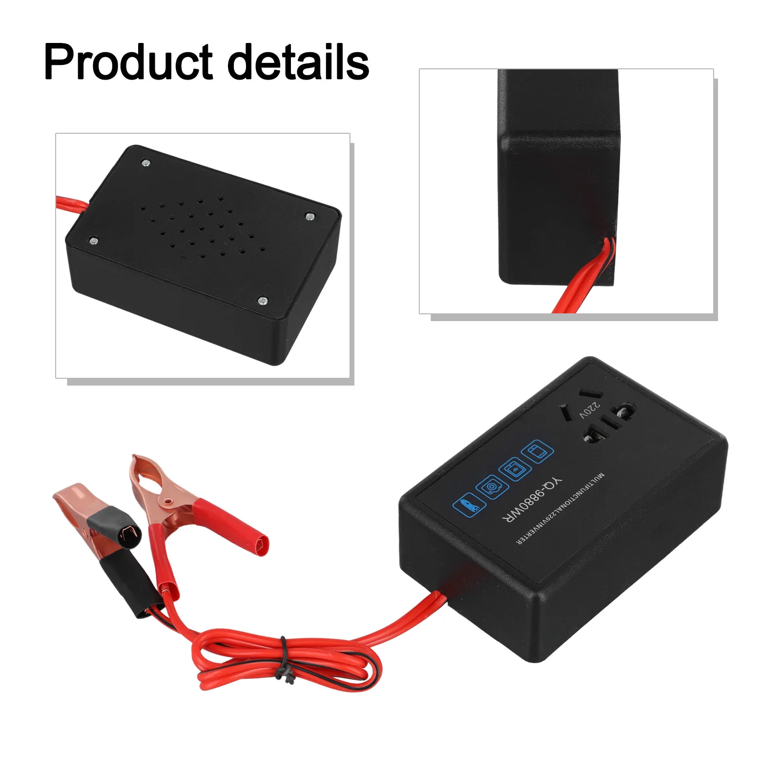 Easily Installable Vehicle Power Converter that Changes Your Battery\\\\\\\'s Direct Current into Safe Alternating Current