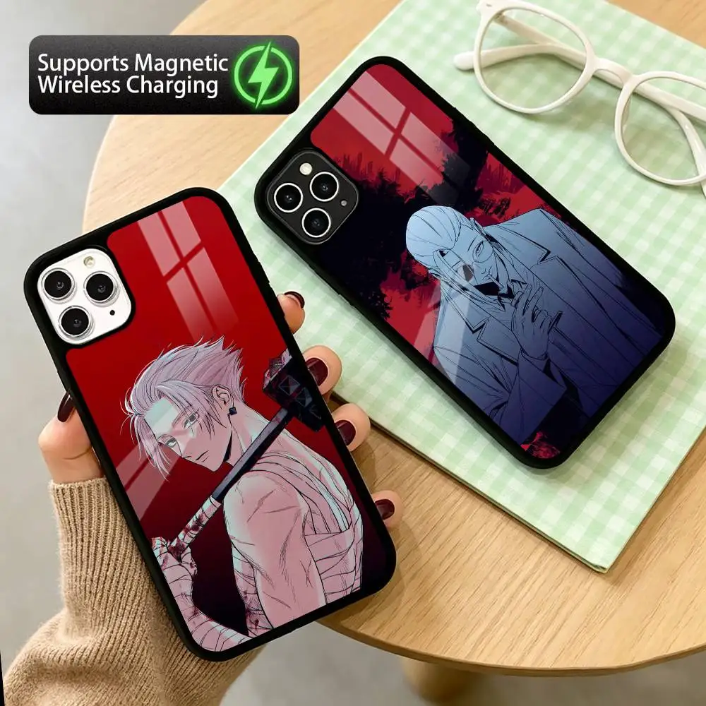Momo D-Dandadan Okarun  Phone Case For iPhone17,16,15,14,13Plus,Pro Compatible with magnetic wireless charging
