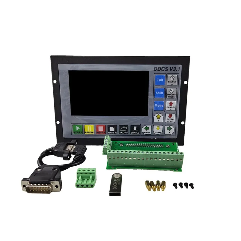 Interfaccia controller CNC, controller di movimento autonomo DCSV3.1 Controller offline Supporto USB a 3 assi/4 assi con MPG a 6 assi