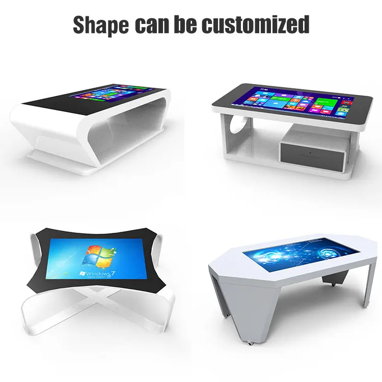 43 49 55 Inch Multi Function Waterproof Lcd Digital Interactive Smart Touch Screen Coffee Kids Game Table