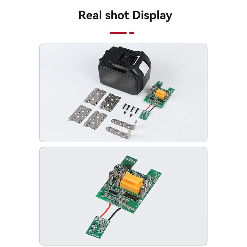 Li-Ion Battery Case With Lithium Battery Protective Board For Makita 15-Cell Battery Tool Battery Case Kit