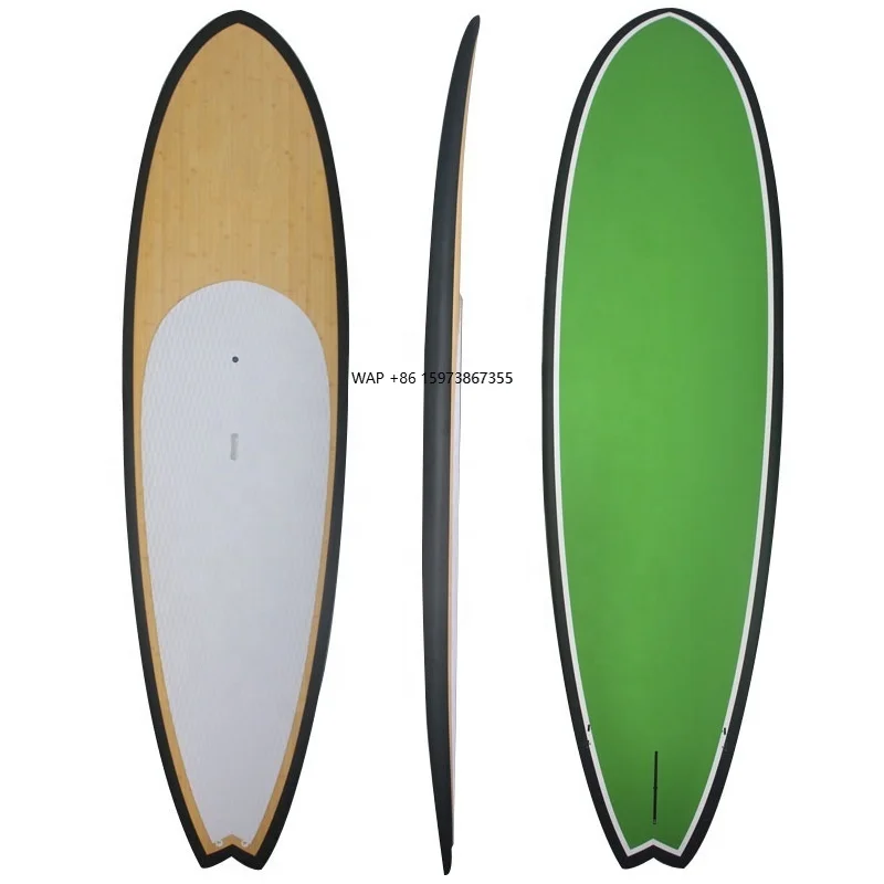 

All Round Bamboo Veneer Epoxy Stand up Paddle SUP Boards 10'" *32" * 4 1/2"