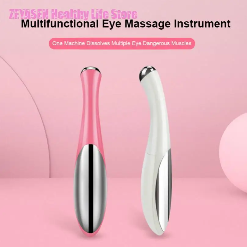 2025 Electric Eye Beauty Instrument Remove Dark Circles Puffiness Ion Massager Pen Remove Fine Lines Vibration Massage Care Tool