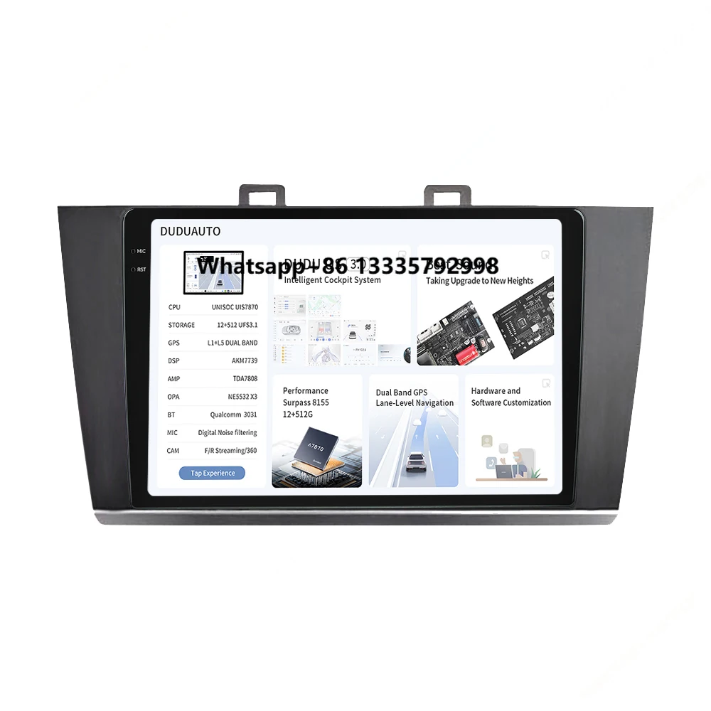 

DUDU7 UIS7870 Android 13 Car Radio DVD Player 2000*1200 Navigation GPS for Subaru Legacy Outback 2015-2018