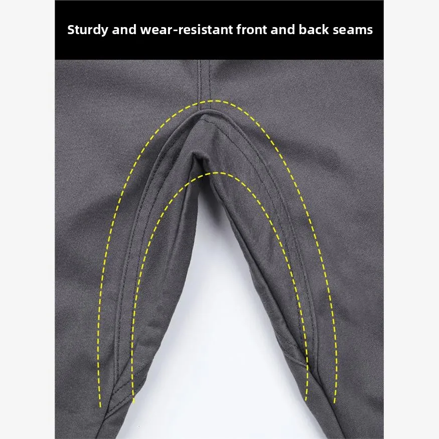 Men's Workwear Cotton Suit Anti-Scald Wear Resistant Blue Work Clothes Spring Autumn  Welding Special orms