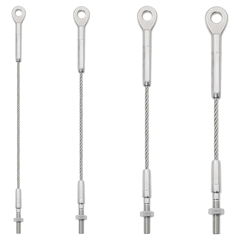 

stainless steel cable hole with 304 stainless steel cable rope mechanical equipment/lighting anti fall safety rope