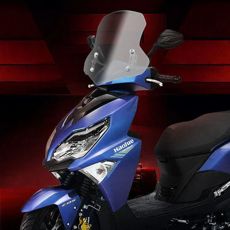For Haojue AFR125 windshield panel front windshield glass accessories - enhancing protection against high-speed wind resistance
