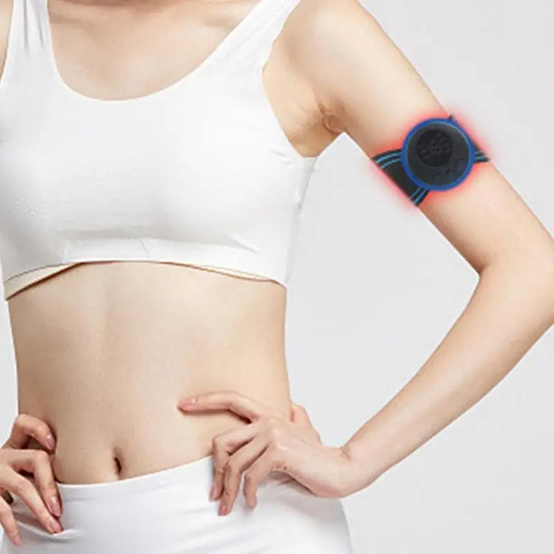 Masajeador eléctrico recargable para cuello, parche de masaje EMS para vértebra Cervical, alivio del dolor muscular, soporte, envío directo