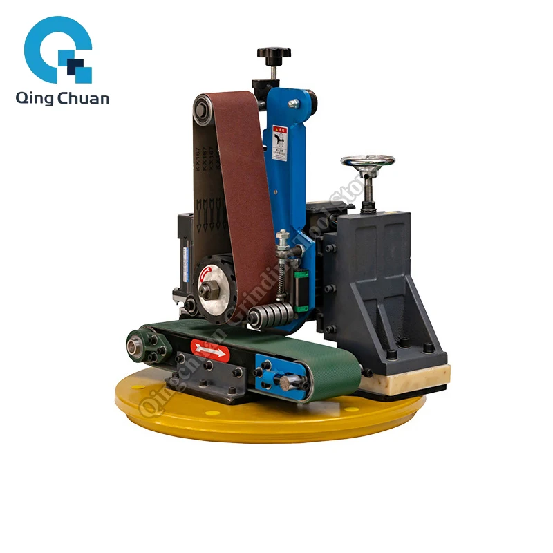 Single Group Flat Polishing Machine Metal Profile Polishing Drawing Machine Stainless Steel Sand Belt Polishing Machine By Sea