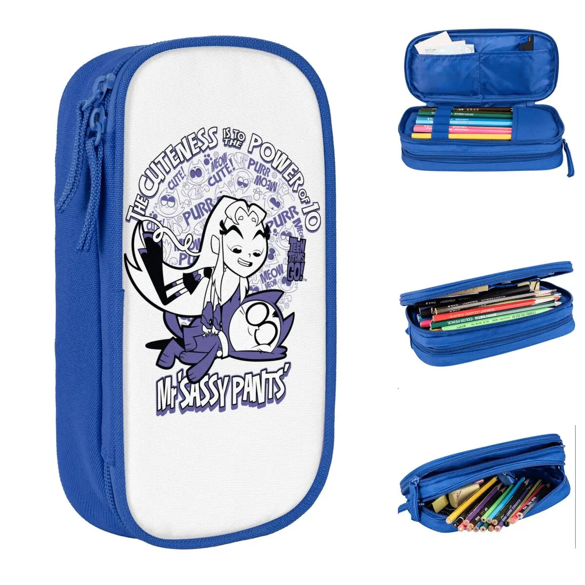 teen-titans-go-starfire-mr-sassy-pants-estojo-de-lapis-caixa-de-lapis-suporte-de-caneta-estudante-grande-bolsa-de-armazenamento-suprimentos-ziper-papelaria