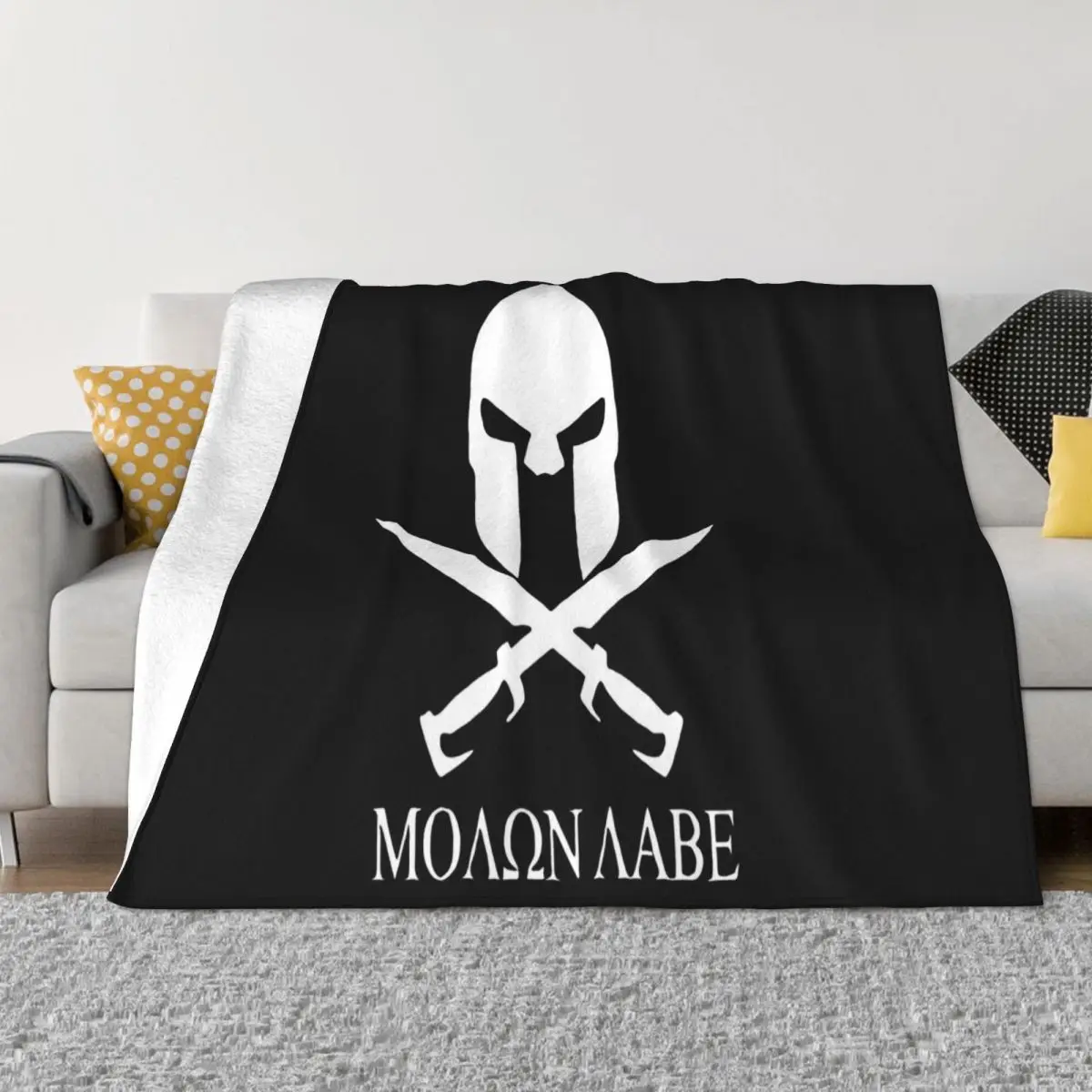 Men 2020 Summer 100 Cotton Molon Labe Come And Take Spartan 2Nd Amendment S M L Xl 2X Throw Blanket