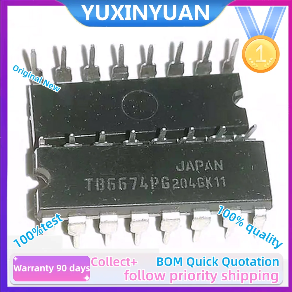 5PCS/LOT 100%New ORiginal  TB6674PG DIP-16 TB6674 DIP 6674PG DIP16 IC In Stock100%test