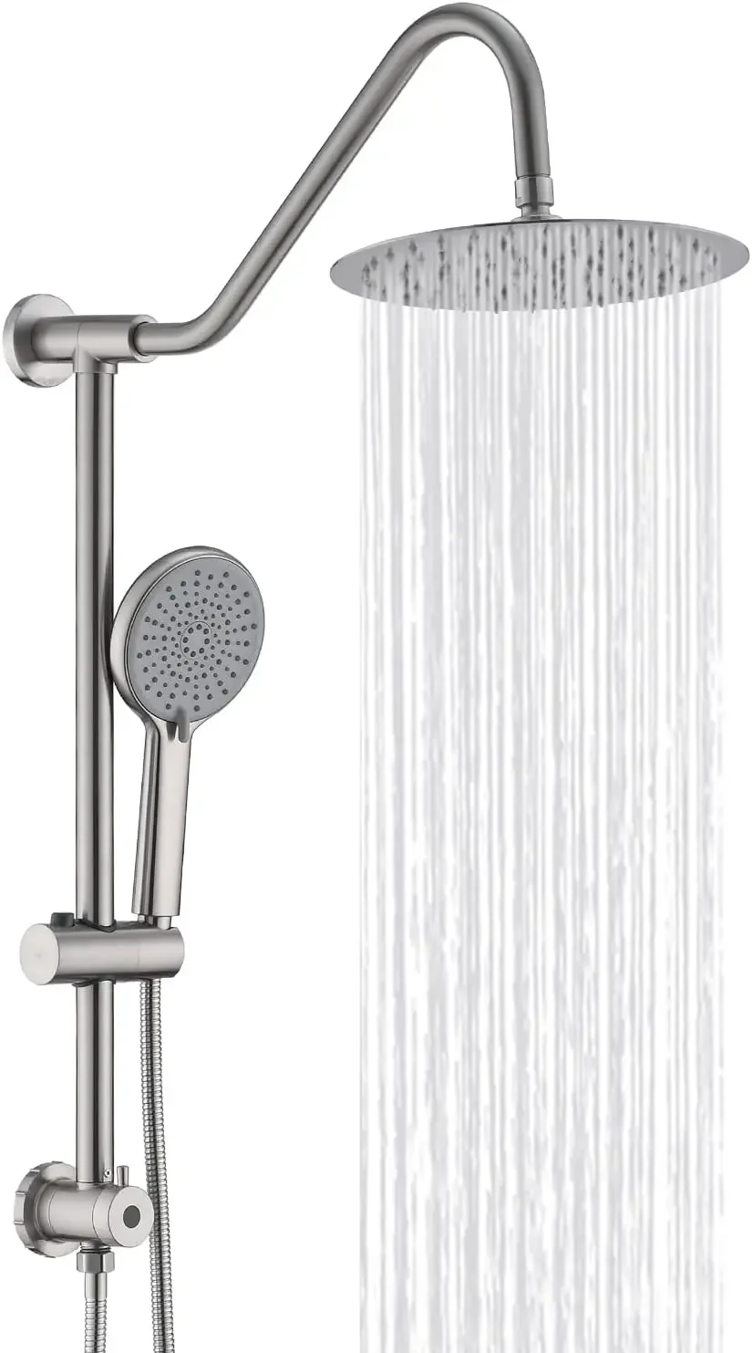 10 Inch Rain Shower Head with Handheld System, 24