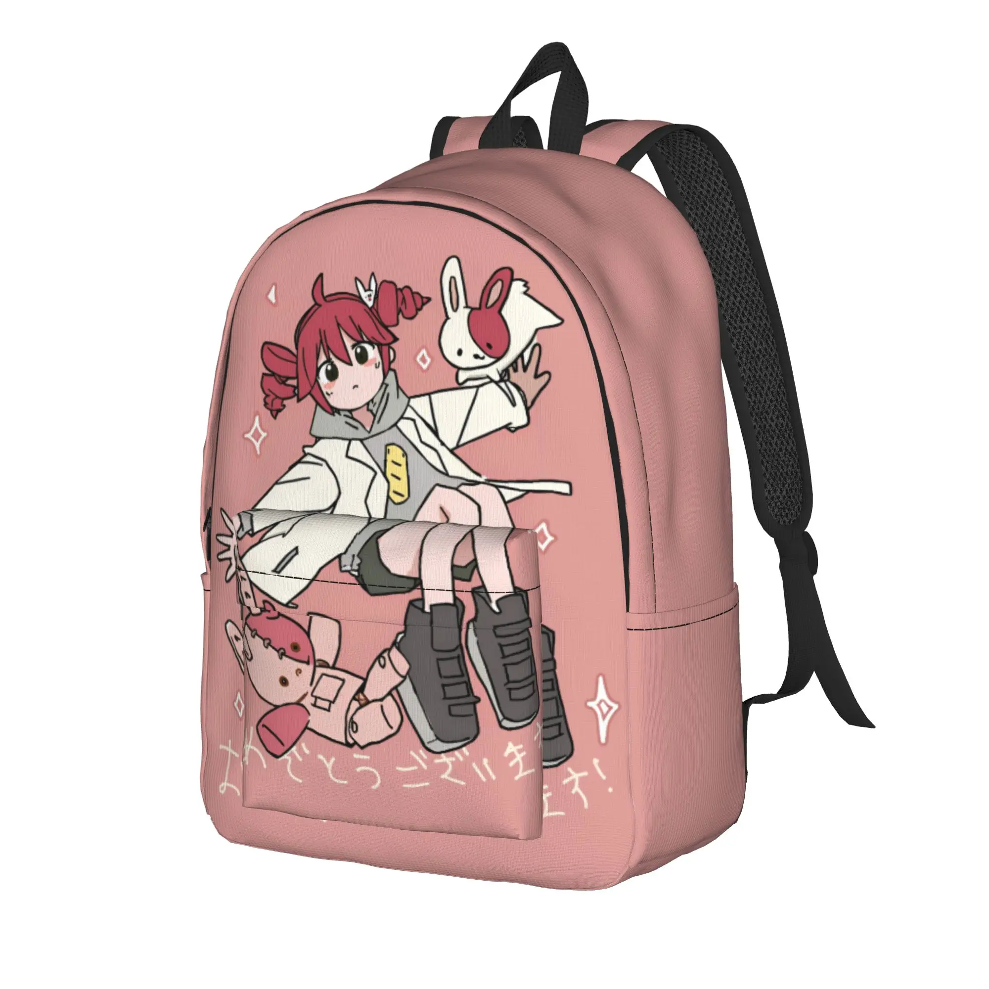 Kasane Teto Backpack Male  Big Backpacks Polyester Novelty School Bags Travel Colorful Rucksack