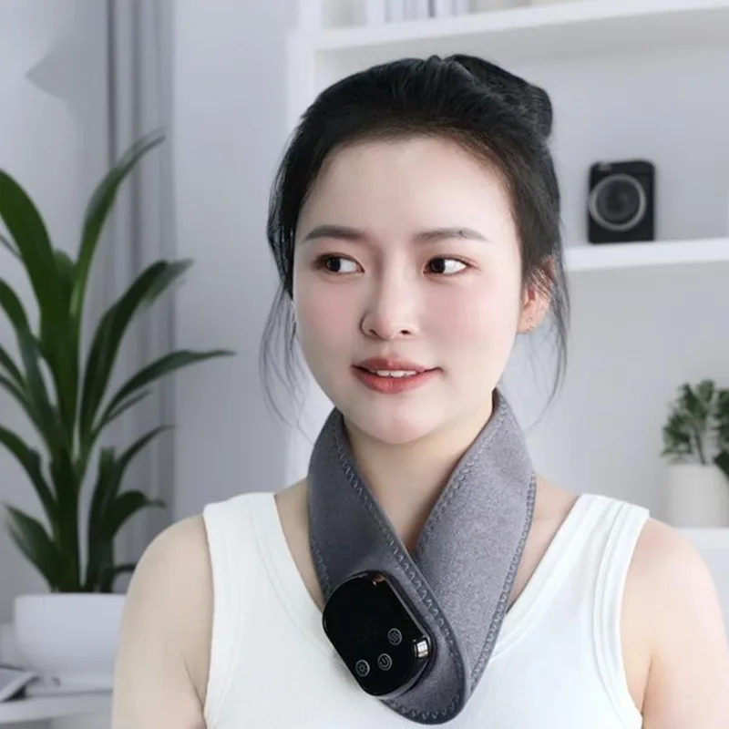 

Heated Neck Massager Electric Cervical Therapy Device With Warm Compress For Neck Pain Relief And Winter Heating Protection Use