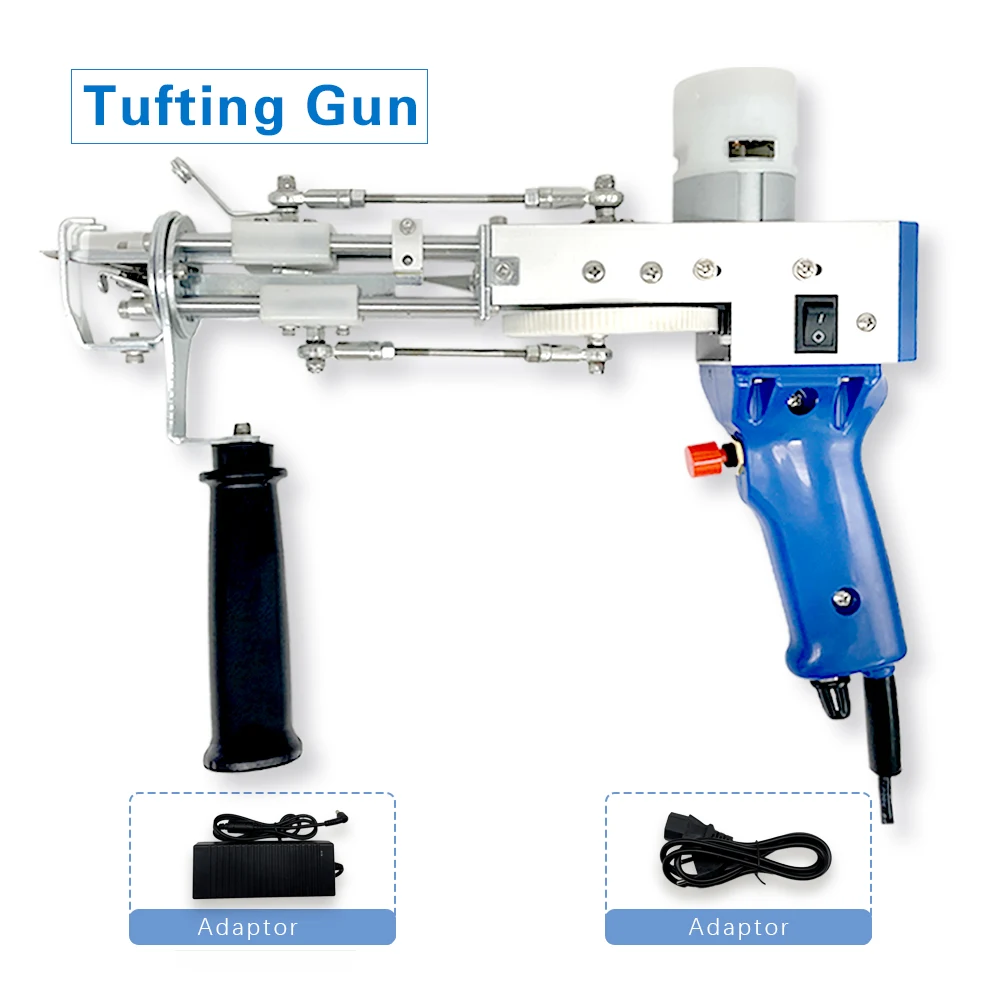 Imagem -05 - Arma de Tufting em Tapete Elétrico Tufting Arma Tapete de Tecelagem Reunindo Máquinas Pode Fazer Tanto Cortar Pilha e Laço Pilha Mão Arma