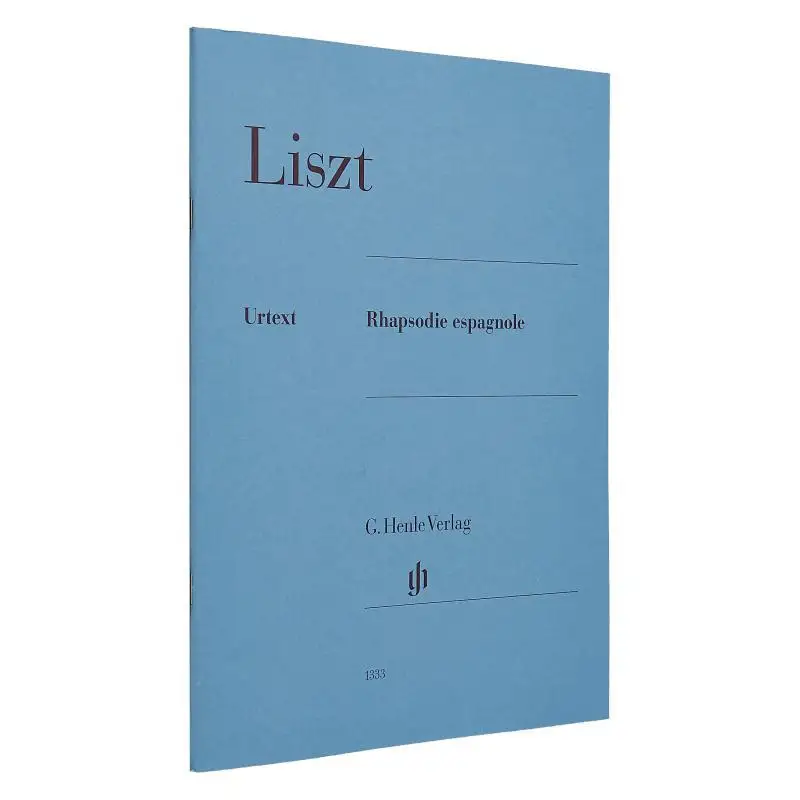 HN1333 Liszt Rapsodia Española Heinemann ErnstGnter G Henle Verlag 9790201813332 Libro