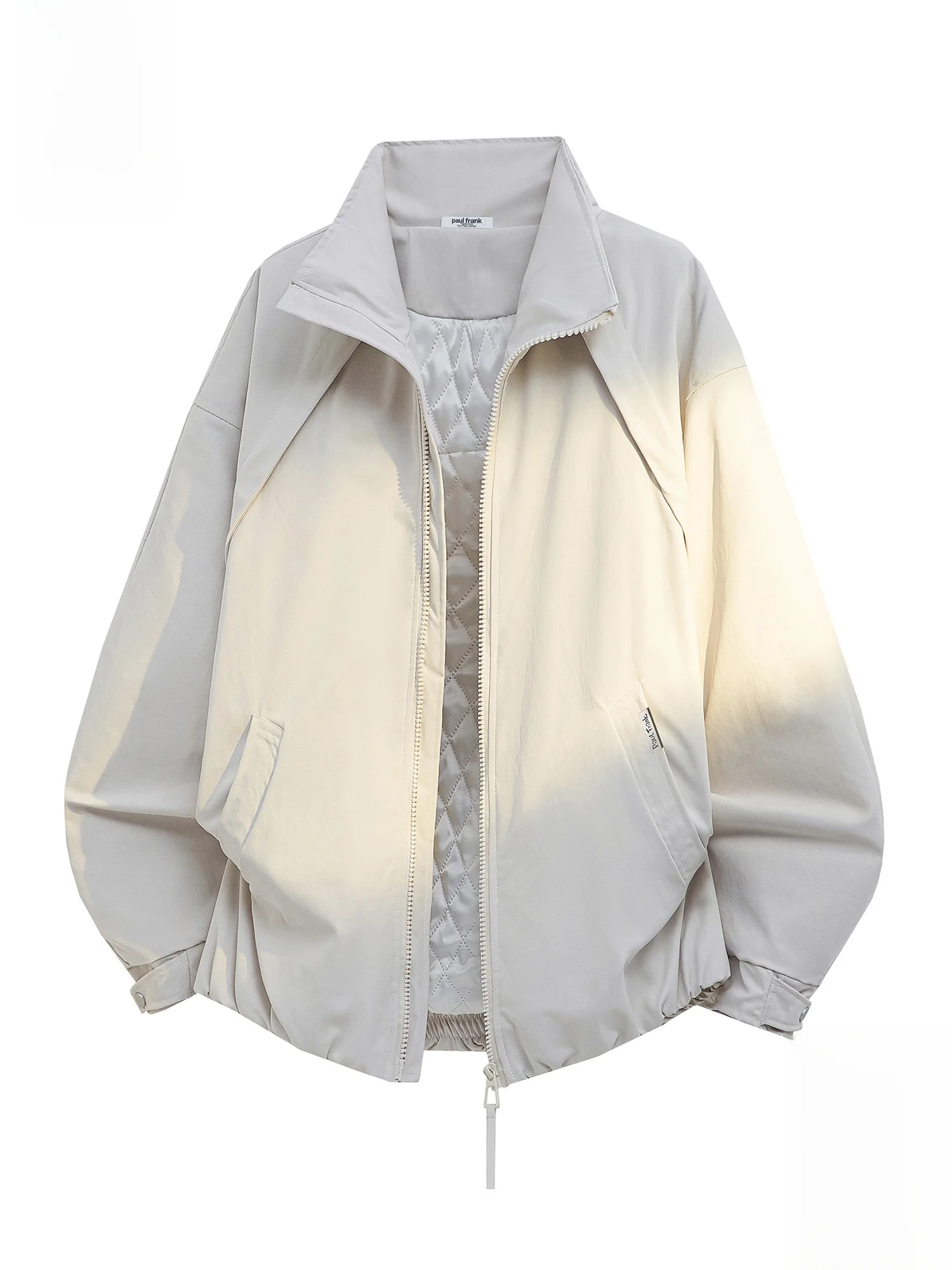 

Зимняя теплая хлопковая куртка Paul Frank для мужчин, свободного кроя, с воротником, молодежная, модная, из полиэстера, с длинными рукавами, на молнии, с принтом.