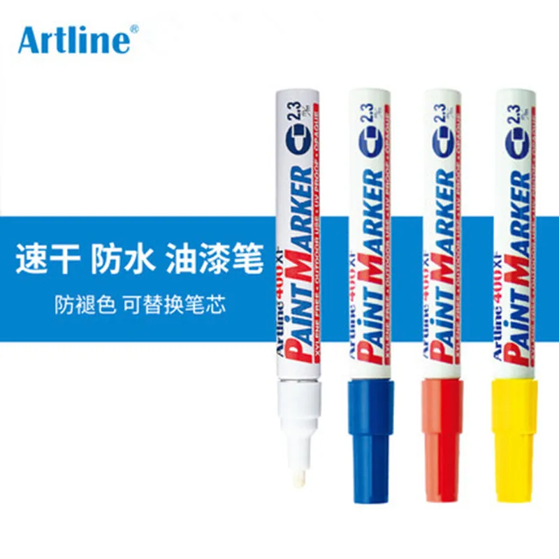 1 pcs Japan Artline round head environmentally friendly paint pen 2.3mm EK-400XF non fading waterproof marker pen