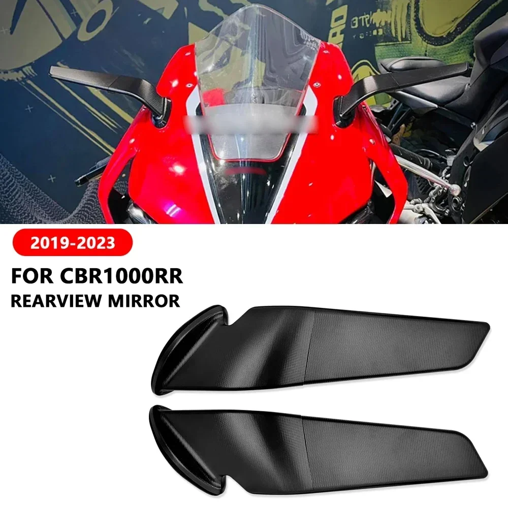 

For Mirror CBR 1000RR Accessories 2019-2023 Adjustable Rotating Side Mirror Winglet Motorcycle Rearview cbr1000rr