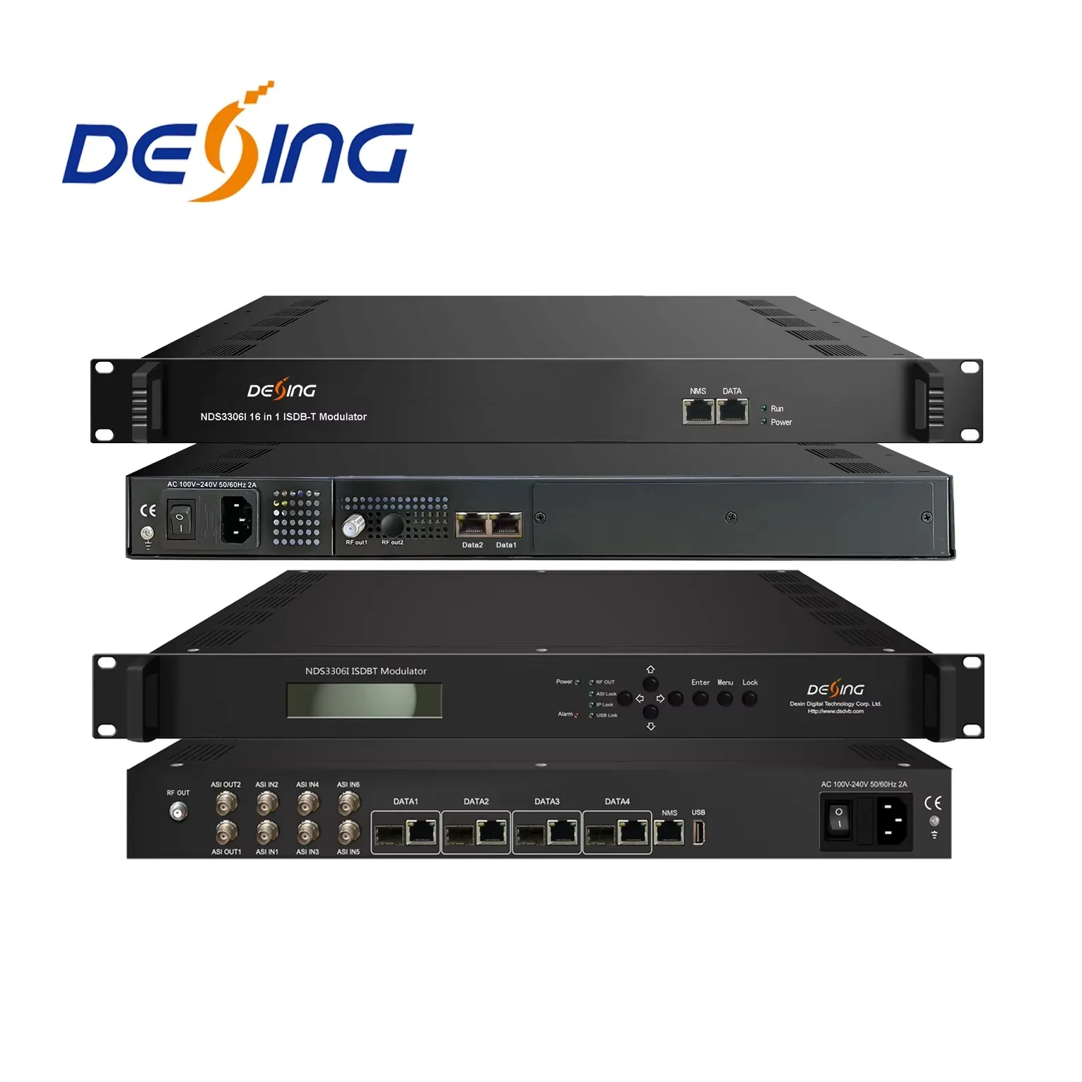 

Desing NDS3306i 8in1/16in1 ISDBT Modulator,IP to ISDBT modulator, ISDBT RF generator, 8/16 channel ISDB modulator