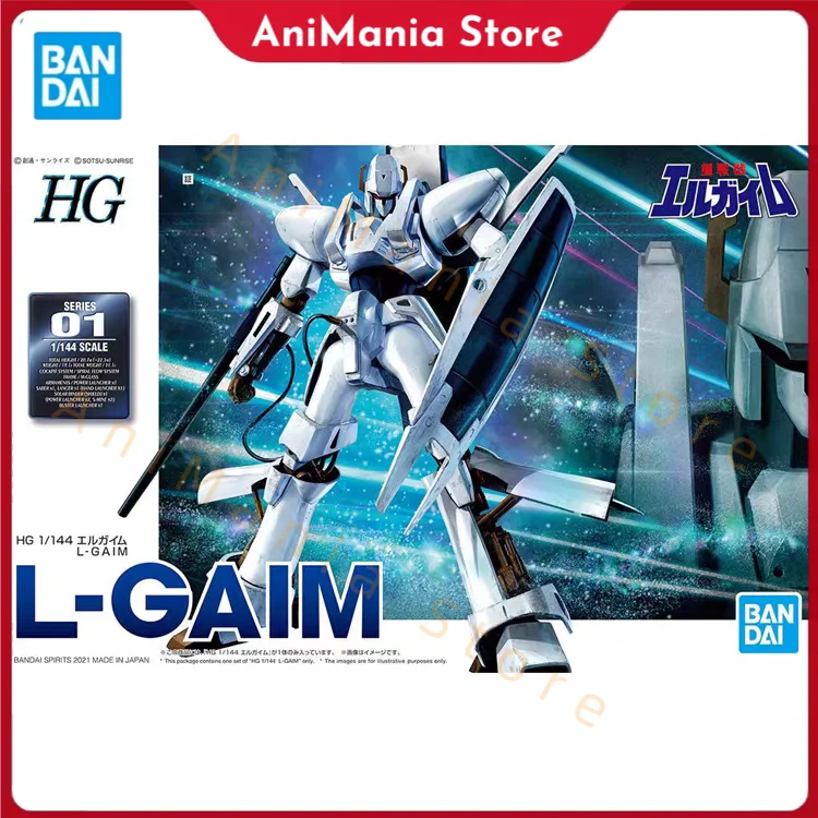

Bandai Authentic Hg 1/144 Heavy Metal L-Gaim Upgraded Version Assembly Model Kit Gift Toy Collection