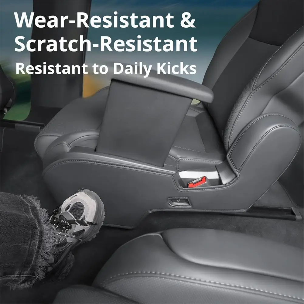 For 6-seater Model YL Second Row Seat Side Kick Pad, Seat Corner Protection Pad, Interior Wear Pad, 4pcs