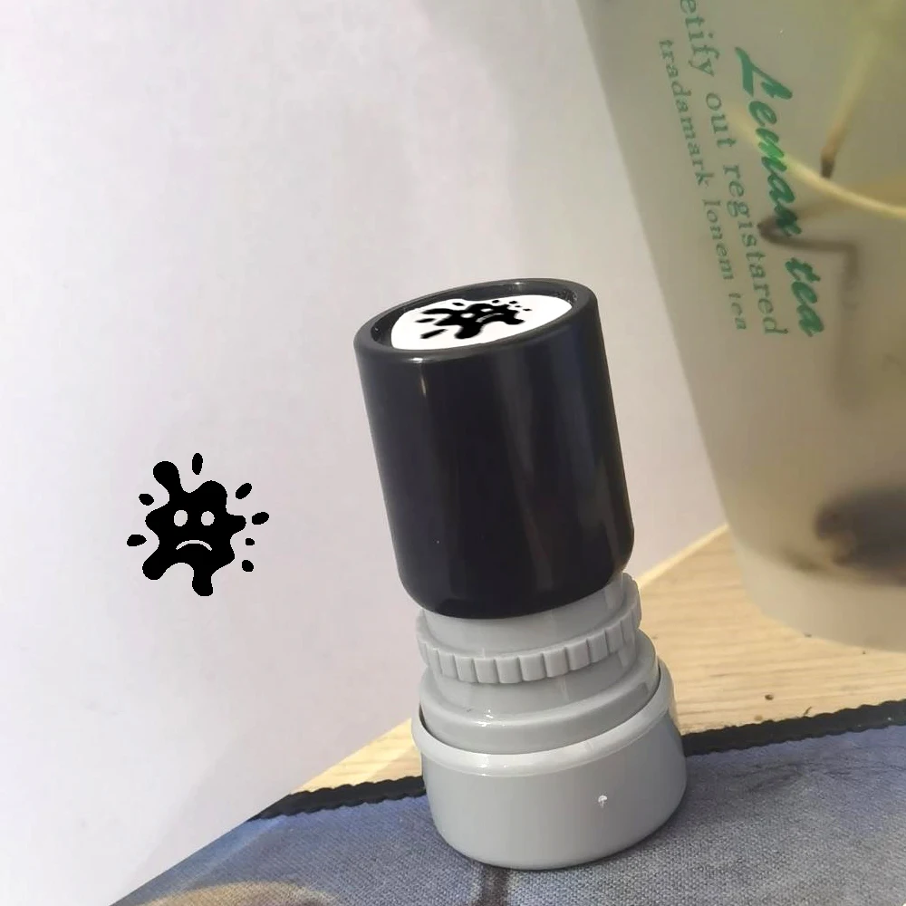 مثيرة للاهتمام نمط ختم مضحك روح الدعابة علامة حساب اليد مذكرات علامة سوداء #1