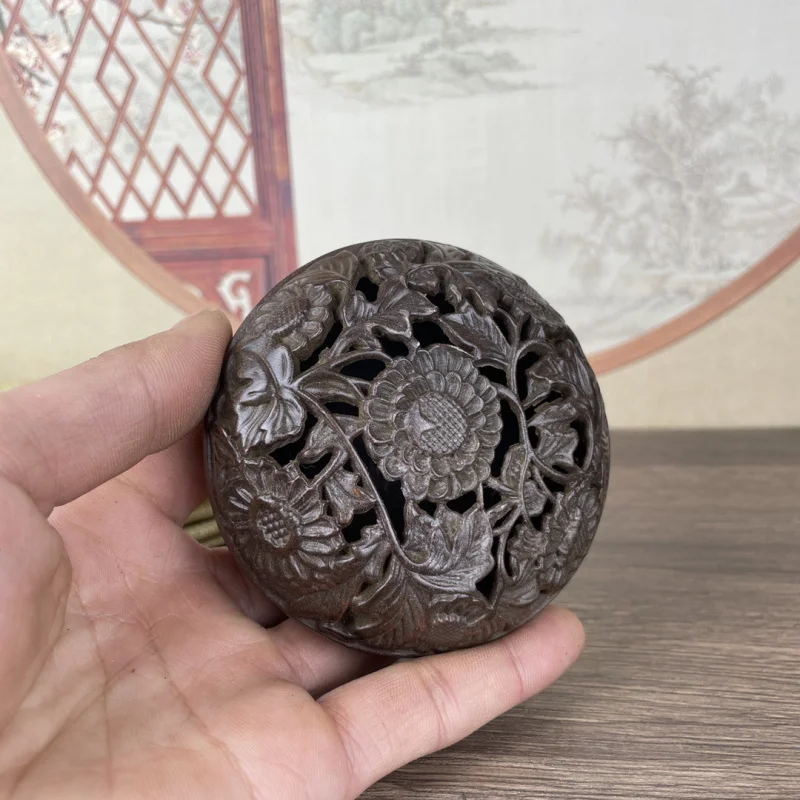 

Sunflower Incense Burner Vintage Antique Style Ming Xuande Incense Burner Ornament Retro Home Decor Craft Incense Burner