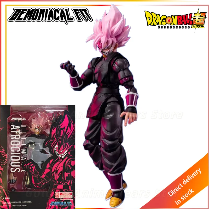 【In Stock】Demoniacal Fit Dragon Ball Super Saiyan Black Goku Trunks 1/12 Articulated Action Figure Collection Gift&Collection view 4