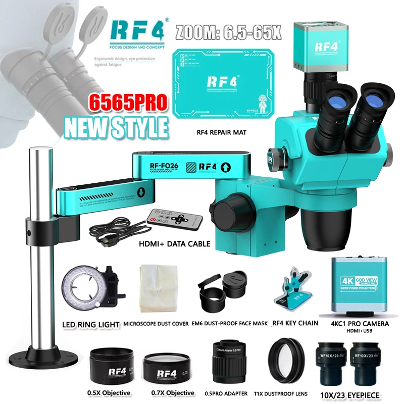 RF4 Precise Locking Magnification Zoom 360 ° Rotation Adjustable