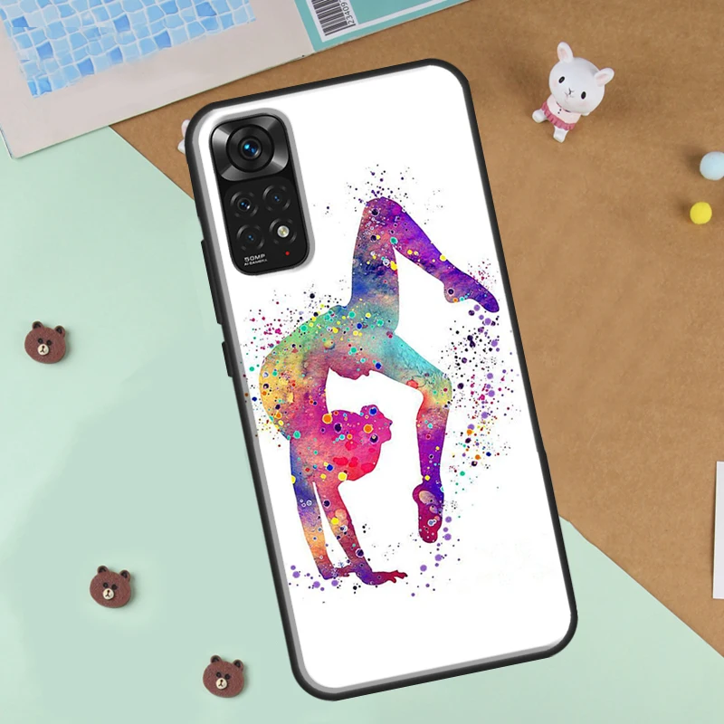 Love Gymnastics Phone Case For Xiaomi Redmi Note 12 8 9 10 11 Pro 8T 9S 10S 11S 12S 10A 9C 10C 12C Cover