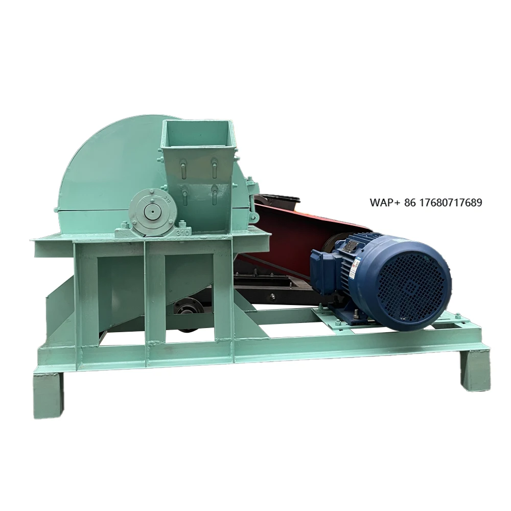 Garden Tree Branch Wood Sawdust Crusher Cutter Grinder Wood Chipping Grinding Machine Wood Chipper Shredder Machine 1000kg/h