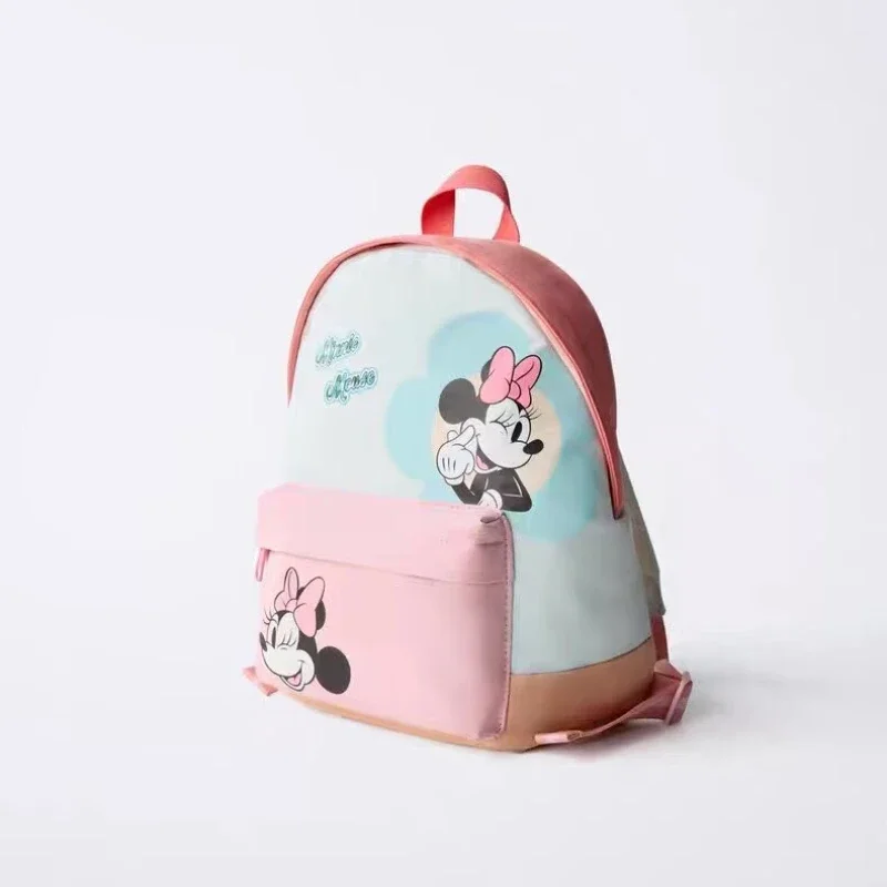 Zaino per asilo Disney 2025 Borsa da scuola leggera a doppia spalla per ragazze con simpatico cartone animato Minnie