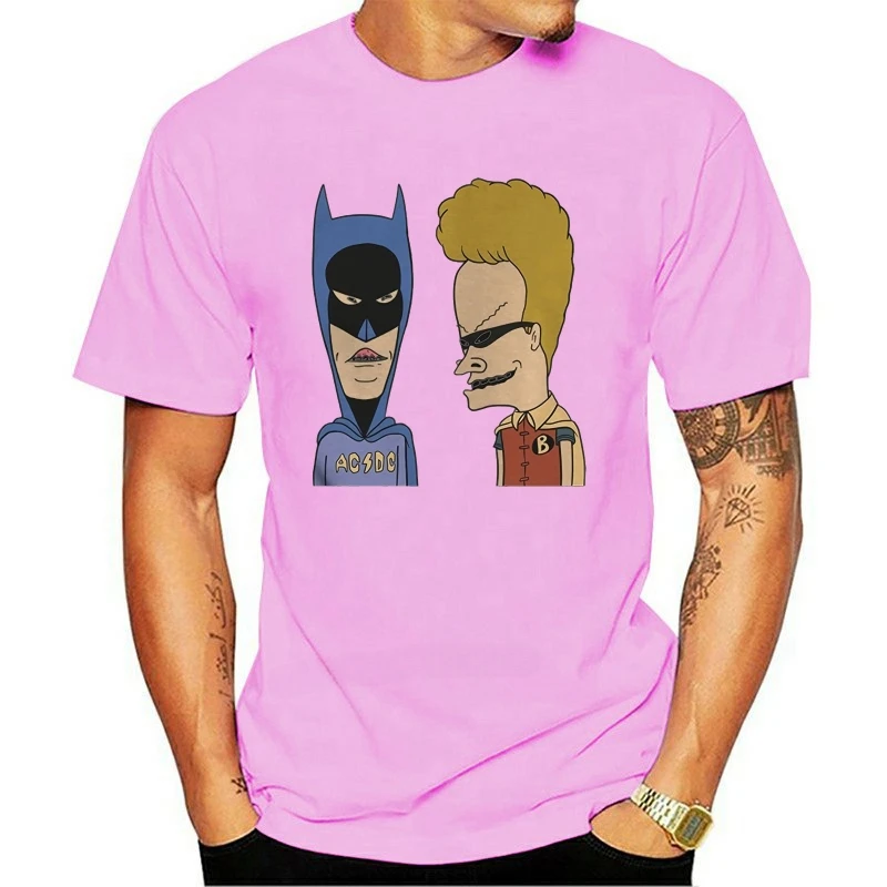 men novelty tshirt BEAVIS AND BUTTHEAD HEROES COSTUME cool  New Funny Men t shirt harajuku oversized graphic