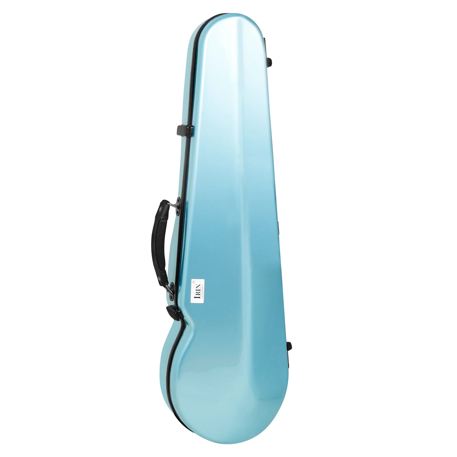 IRIN Violin Case 4/4 Hard Box Carbon Fiber Blue Waterproof Bag Light Body Violin Bag with Hygrometer Violin Parts & Accessories