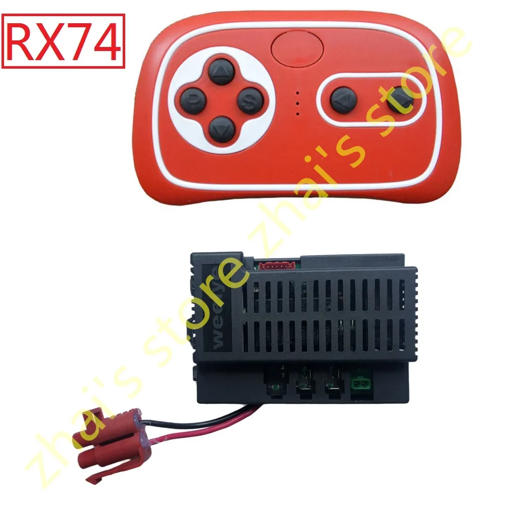 RX74 24V niños coche eléctrico receptor Weelye controlador de vehículo para bebé 2,4G Bluetooth Control remoto eléctrico