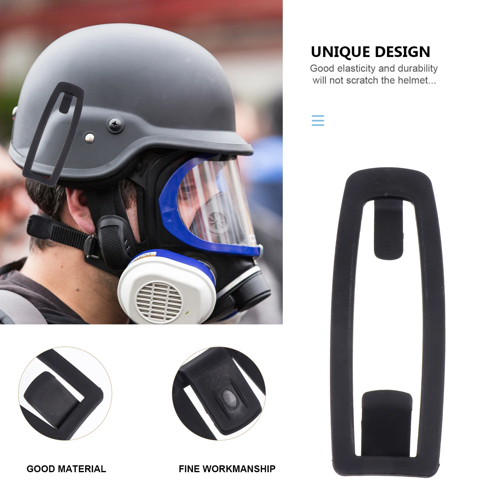 

1pc Snow Goggles Clip Outdoor Skiing Biking Universal Strap Buckle Accessory Fit Most Helmets Camping Hiking Gear