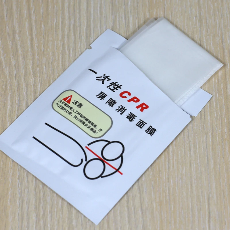 30/50/100Pcs First Aid Masks Breathing Mask Portable Medical CPR Resuscitator Rescue Mouth Breath One-Way Valve Tools
