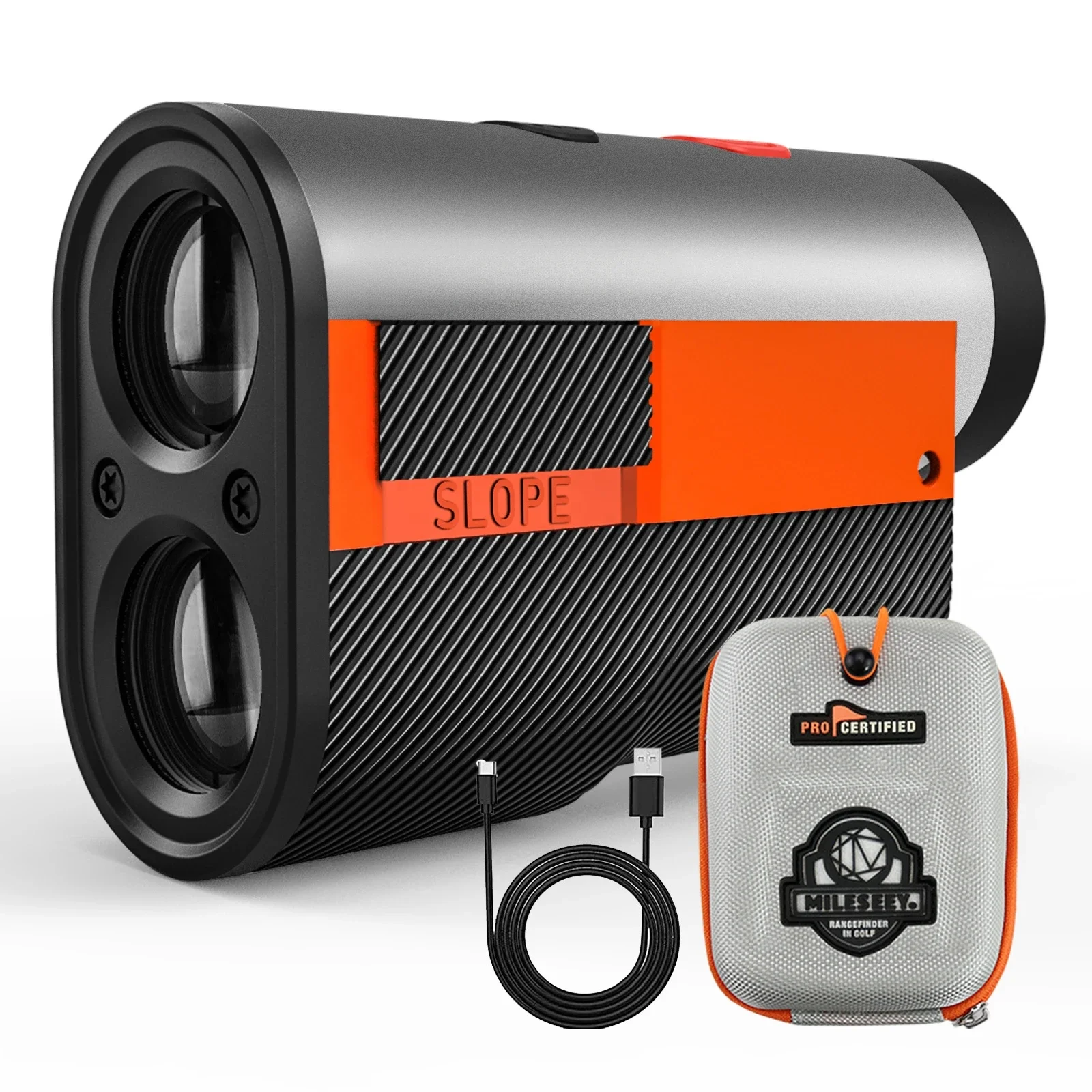 GPF12 Golf Rangefinder Rechargeable Magnetic Holder Golfing Digital 600M Distance Finder Laser Rangefinders with Slope