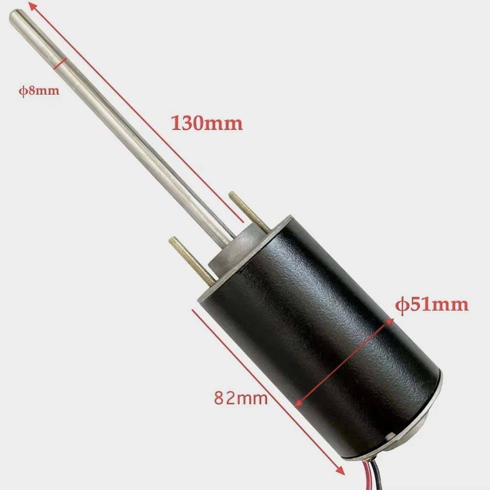 محرك حلوى القطن تيار مستمر 12 فولت 5500 دورة في الدقيقة عزم دوران عالي منخفض الضوضاء توفير الطاقة حماية البيئة عمود 8 مللي متر #4