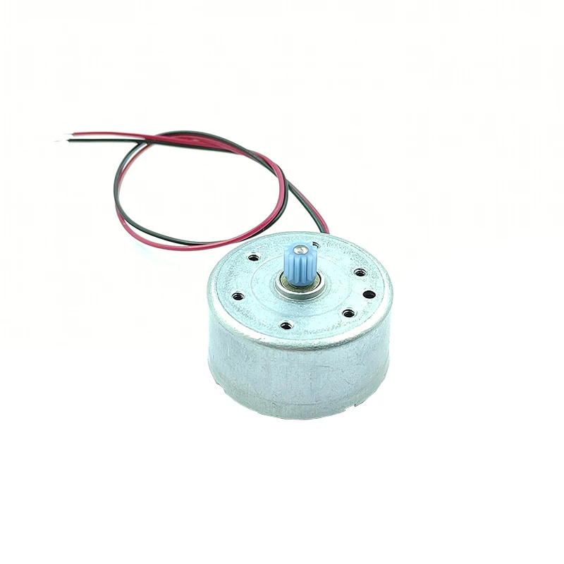 RF-300C Micro 300 Motor DC 3V 5V 6V 9V 12V 8000RPM Mini 24mm Round Spindle Motor 2mm Shaft DIY Solar Power Hobby Toy Fan Model