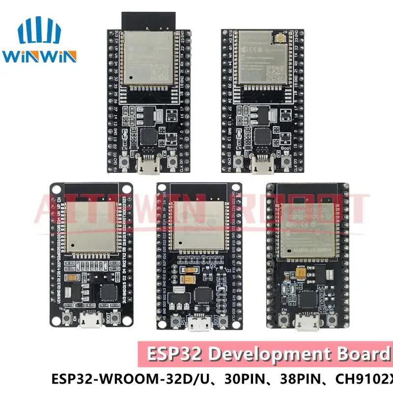 1PCS ESP32 Development Board WiFi+Bluetooth Ultra-Low Power Consumption Dual Core ESP-32 ESP-32S ESP 32 Similar ESP8266