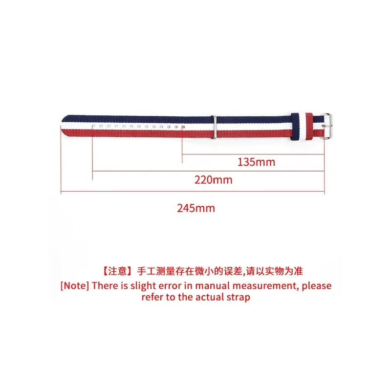 لساعة DW باند دانيال قماش الصلبة الصلب مشبك الرجال النساء الأصلي النايلون ويلينغتون أسود أحمر أبيض أزرق ساعة الملحقات