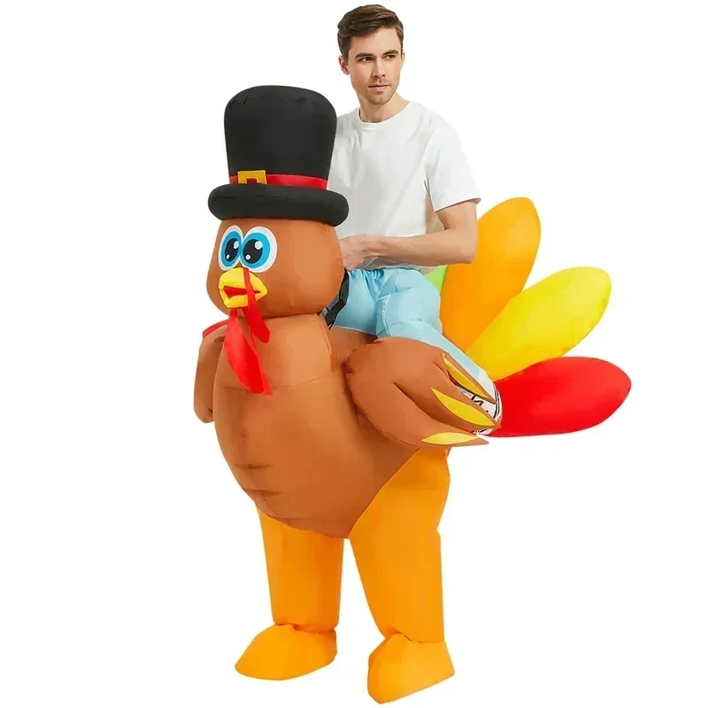 

3.a;6\m/Adult Rooster Unicorn Flamingo Inflatable Costume Animal Anime Dress Suit Purim Halloween Christmas Party Cosplag;8'l/7,