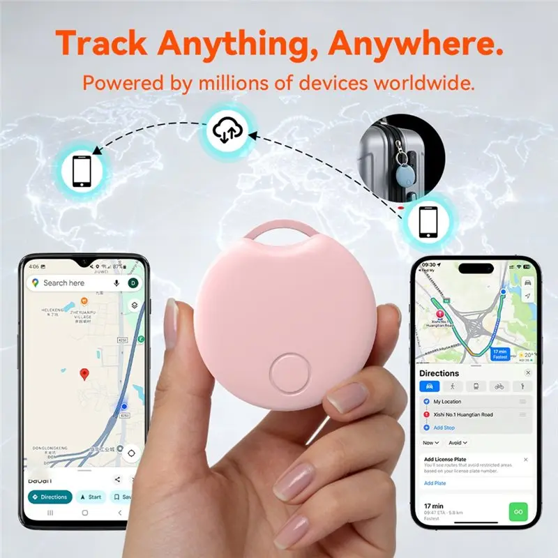 B03B-New For Find My/Find Hub App Compatible Android IOS Dual System Smart Tracker Navigation Finder Location Positioning