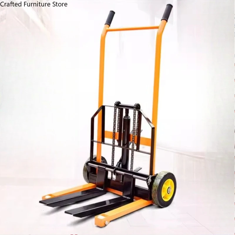 Manual Small-scale Forklift Truck Hydraulic Indoor Forklift Truck Operation Commercial Furniture Carretilla Elevadora ZY60CC