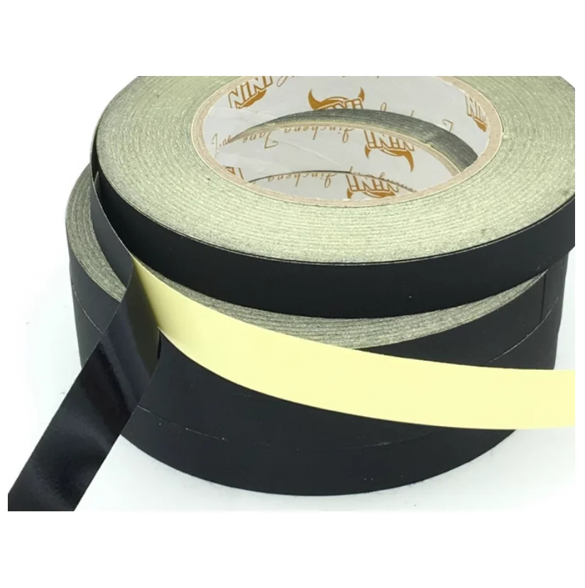 Tape release transformer wrapped with super adhesive insulation, hand tear anti-aging black acetate cloth tape 0.2MM