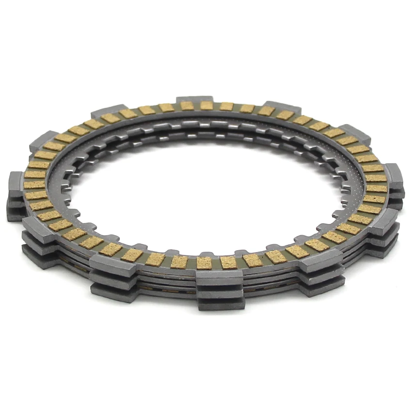 Motorcycle Clutch Friction Steel Plates Kit 21441‑37400 21440‑19F00 For Suzuki VL125 Intruder LC 2000‑2008 Engine Clutch Disc